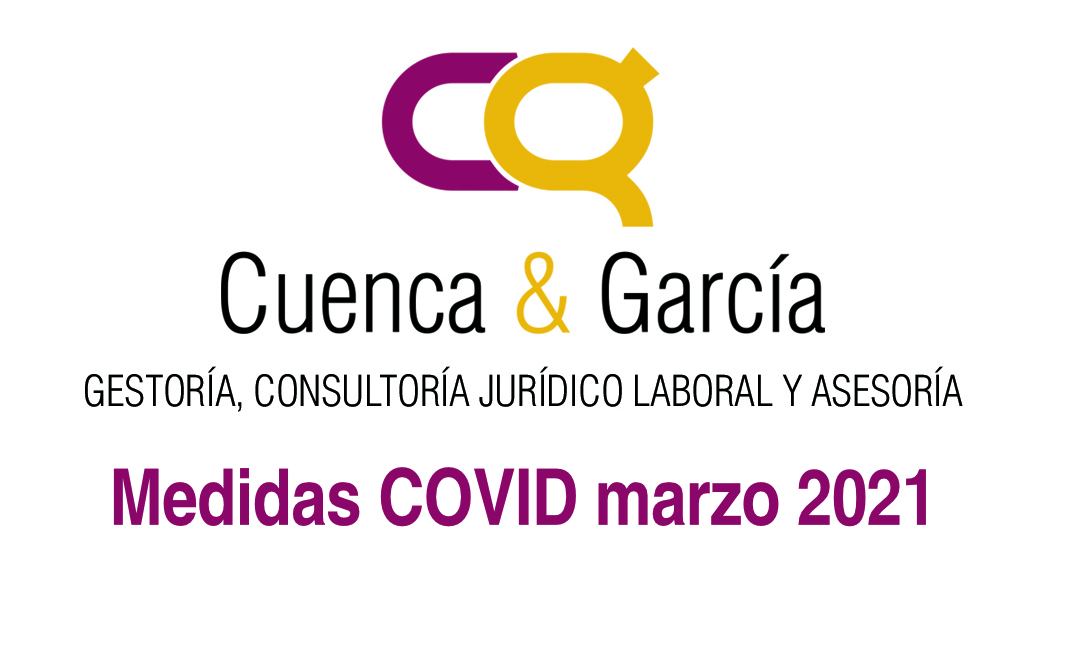Nuevos horarios y medidas – marzo 2021